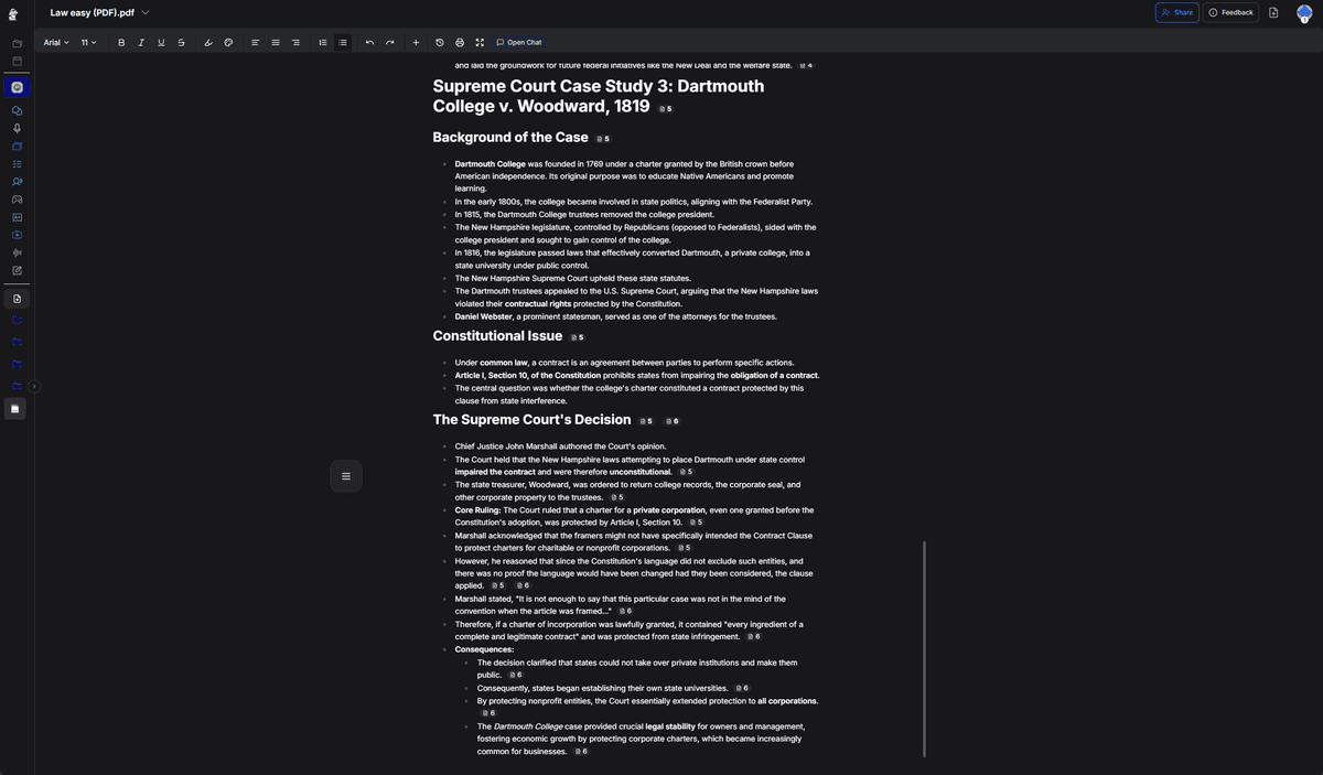 StudyFetch Notes