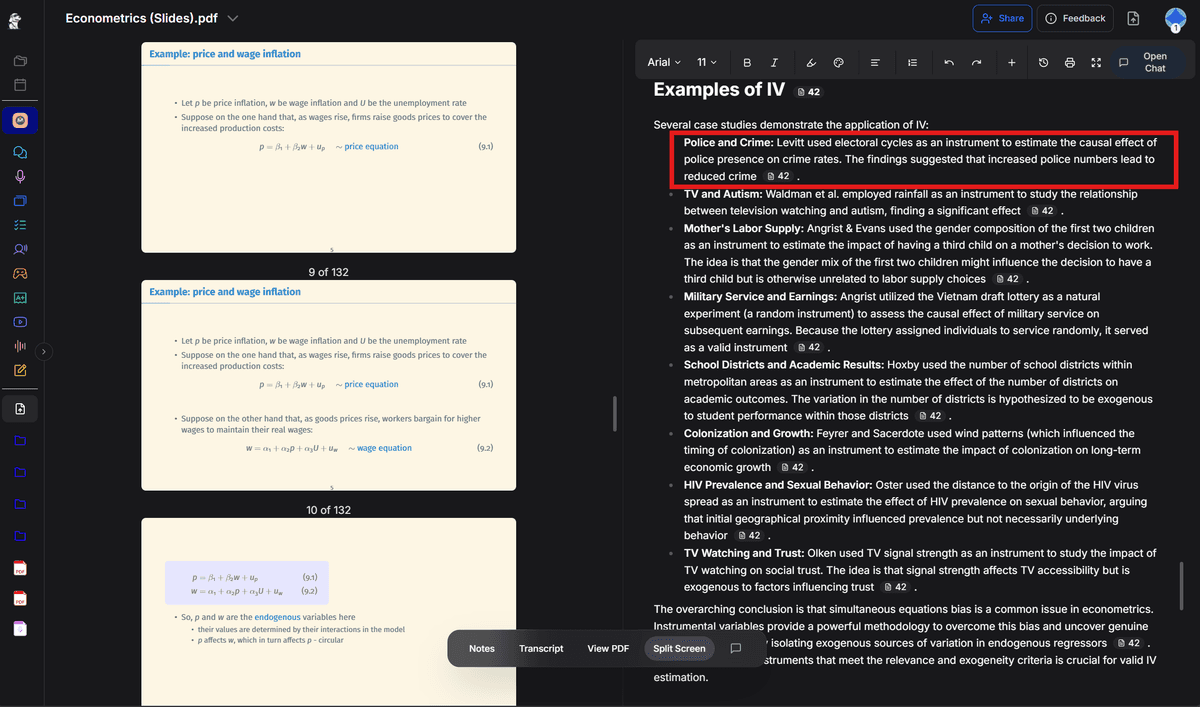 StudyFetch Notes